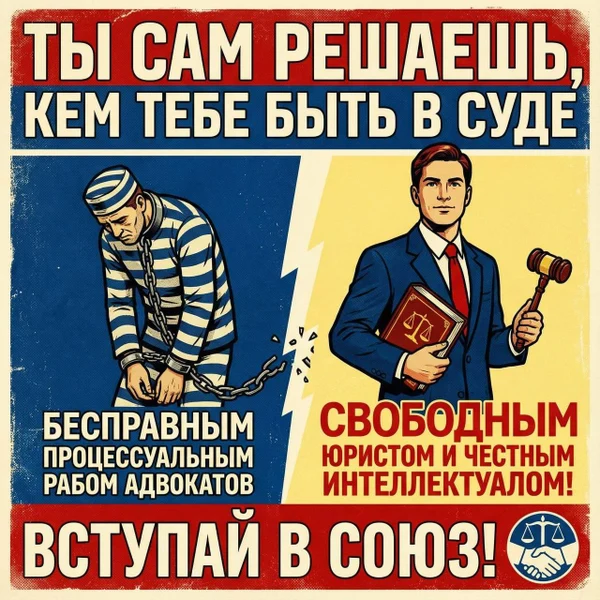 Вступить в Союз "Юристов, Судебных представителей"